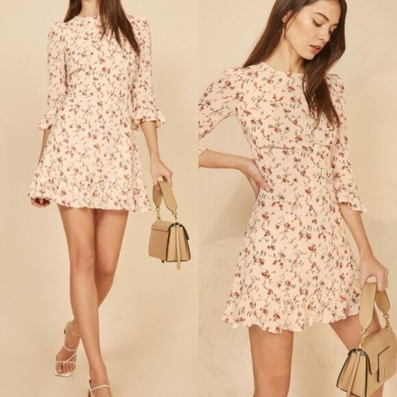NWT Reformation Doutzen Dress in Gabrielle - Picture 1 of 12